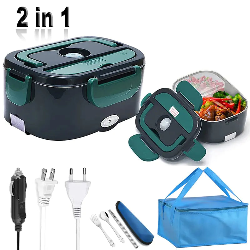 Dual Use Electric Heated Lunch Box